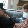 Famille monoparentale, une maman et son fils